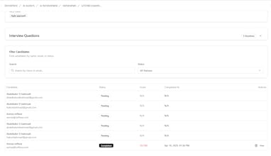 Passisto AI interviewer gallery image