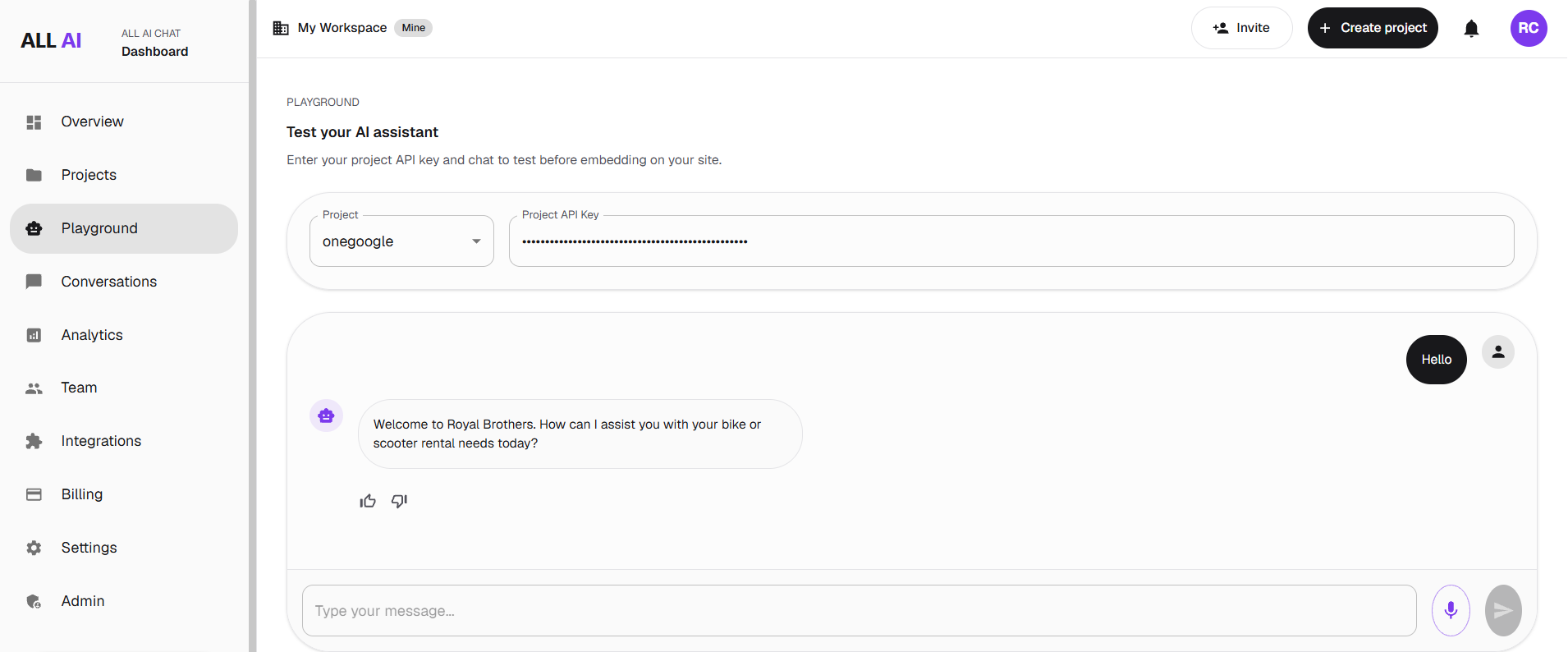 ALLAI Chat gallery image