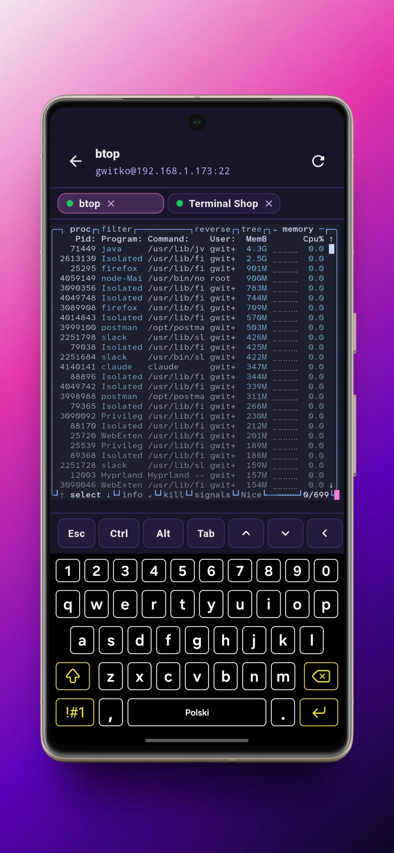 Conduit: SSH, Mosh & SFTP gallery image