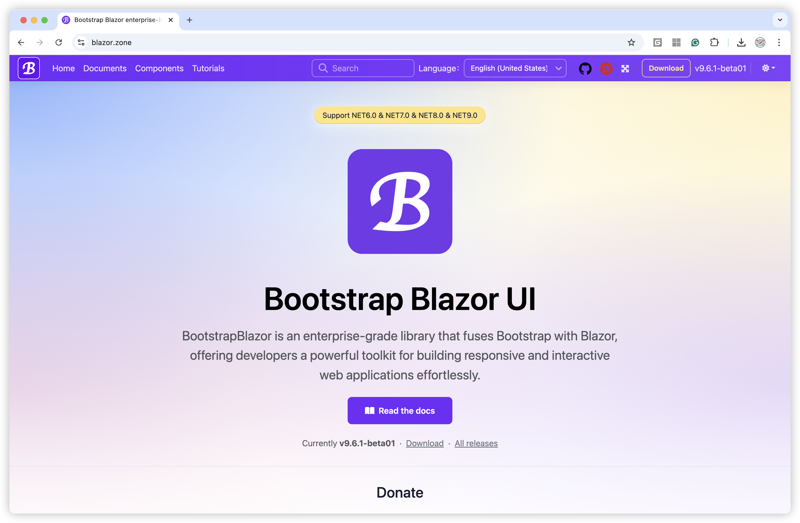 BootstrapBlazor gallery image