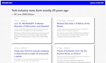 decades.tech — News from 2 decades ago. gallery image