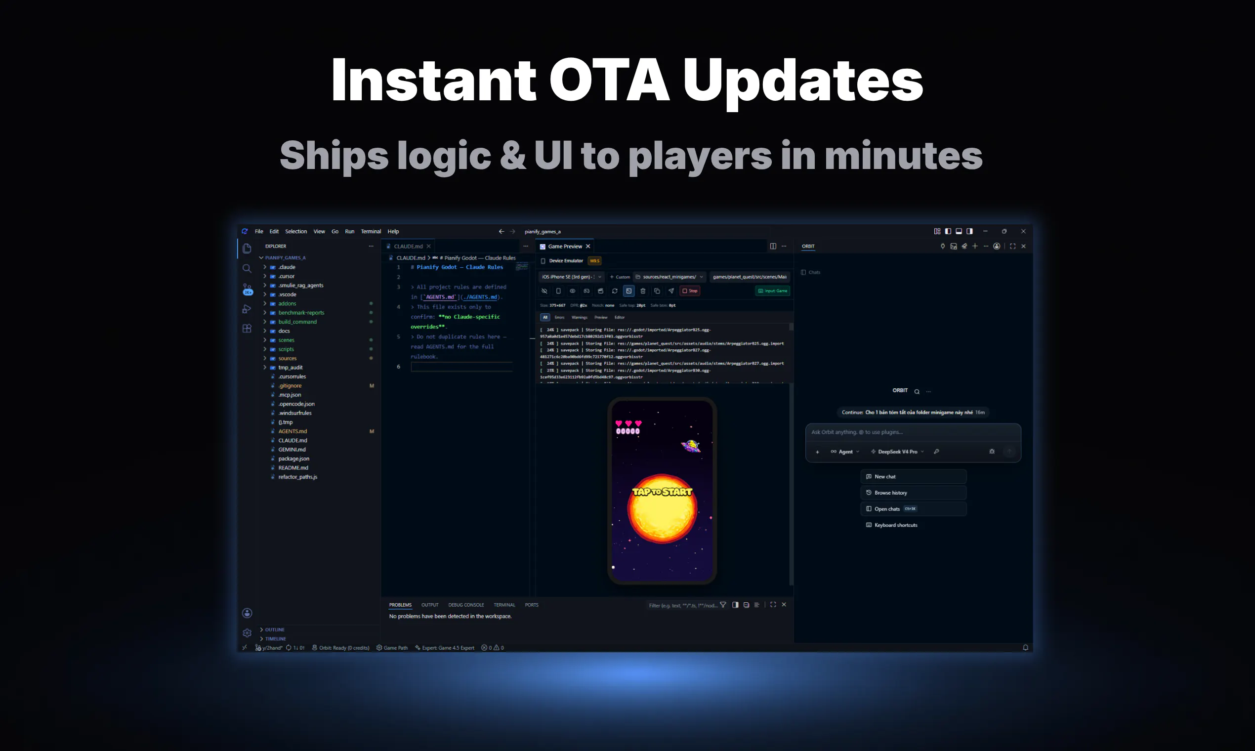 Orbit IDE gallery image