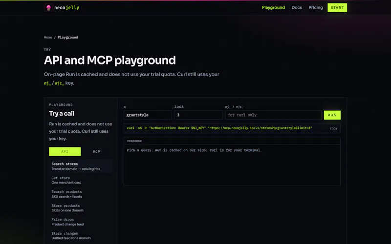 Neonjelly | Live E-commerce data for AI screenshot 4