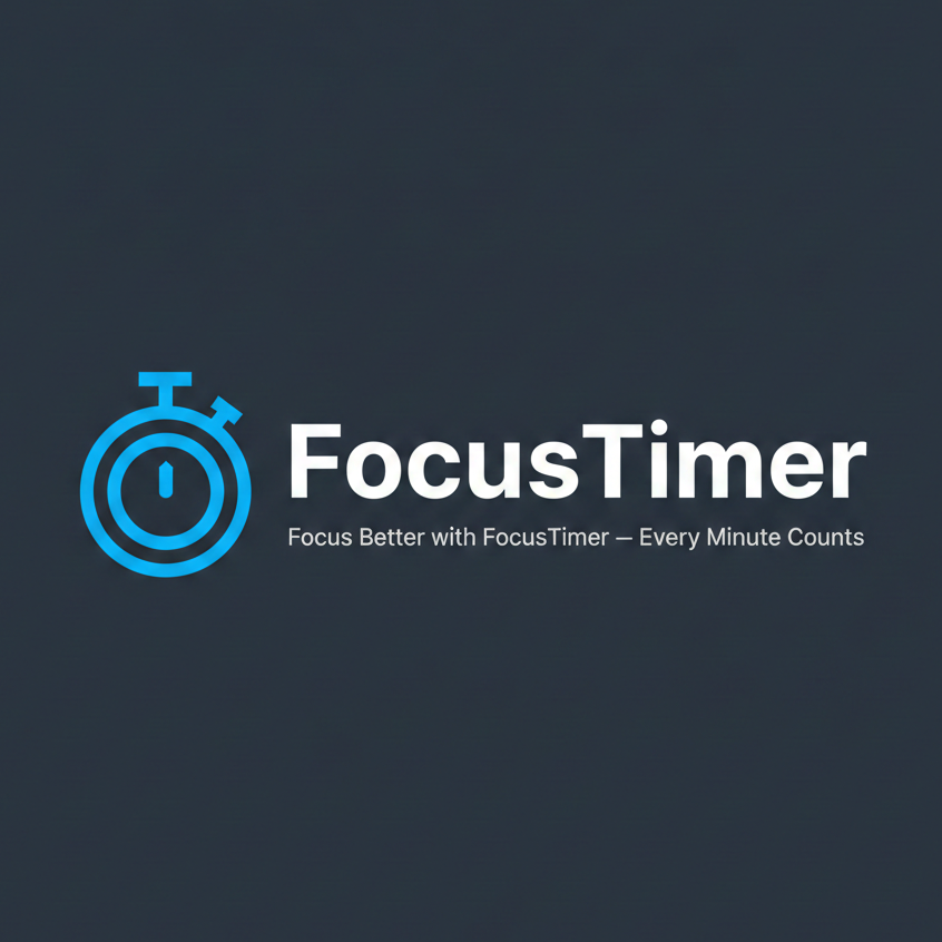 FocusTimer - Product Hunt launch logo