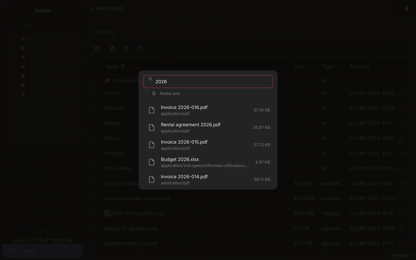 Hoodik Cloud screenshot 4