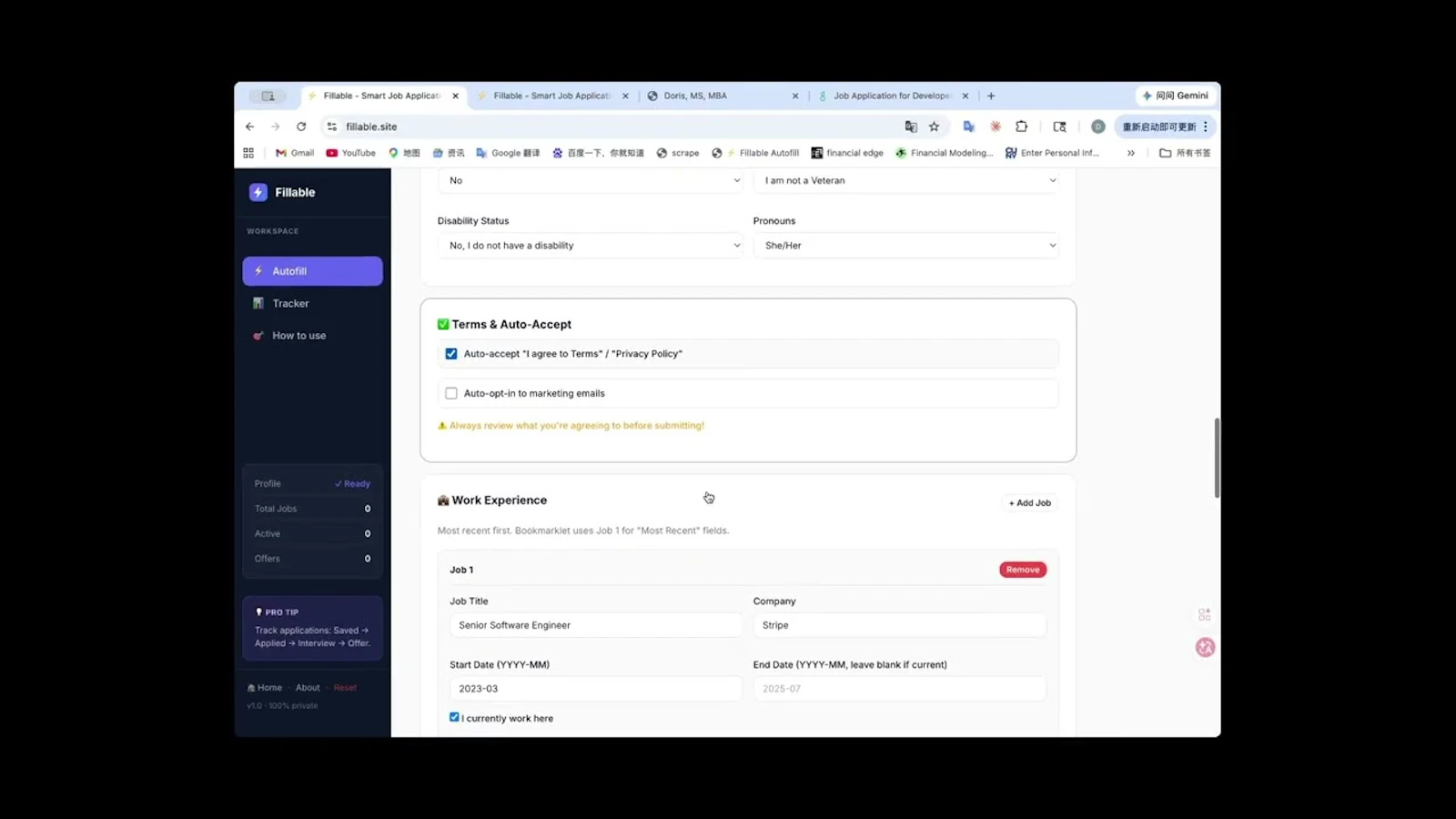 Fillable screenshot 1 (video preview)