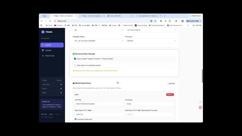 Fillable screenshot 1 (video preview)
