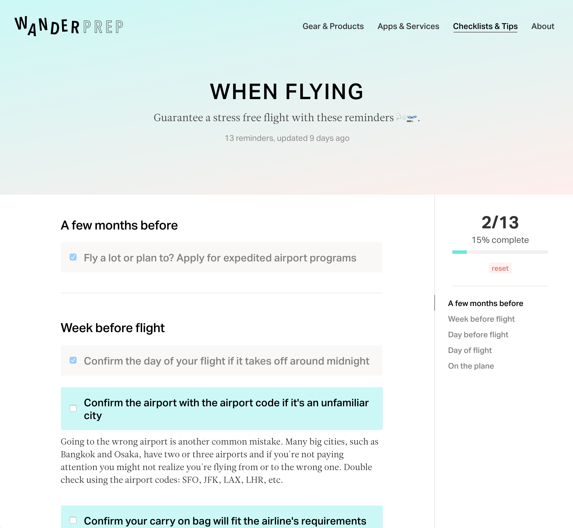 Wanderprep gallery image