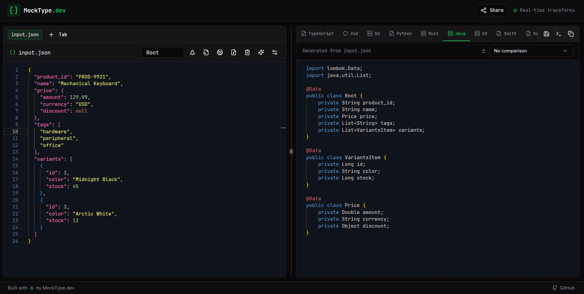 MockType.dev  screenshot 5