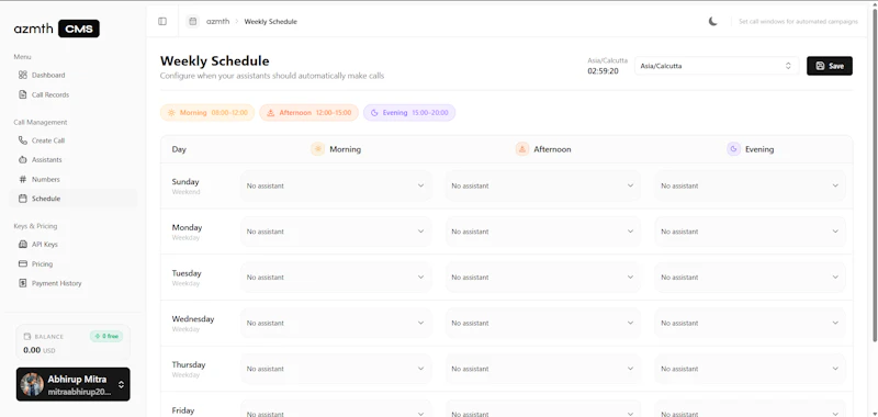 Azmth CMS screenshot 4