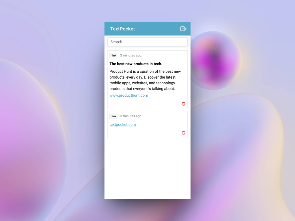 TextPocket - Сохраните ссылки в Telegram, чтобы прочитать их позже медиа 1