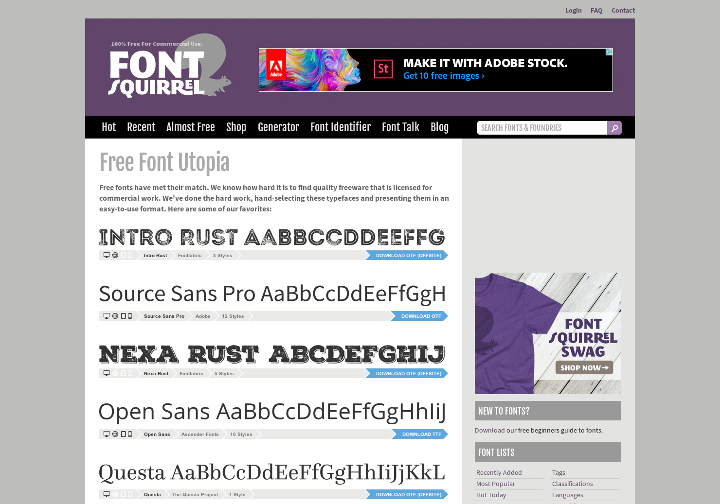 Font Squirrel