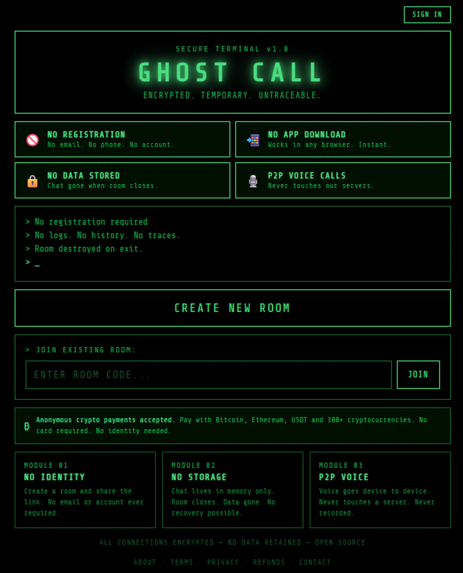 GhostCall screenshot 1