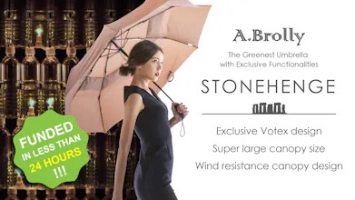 A.Brolly Stonehenge - An umbrella with unique functions gallery image