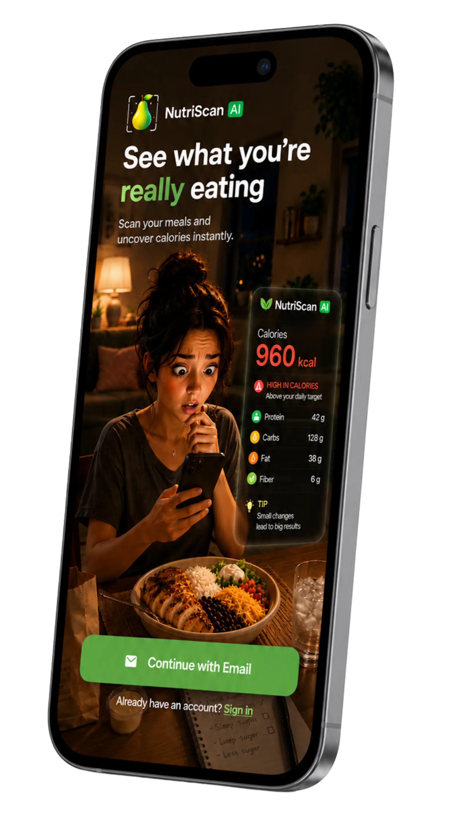 NutriScan Foods AI screenshot 1