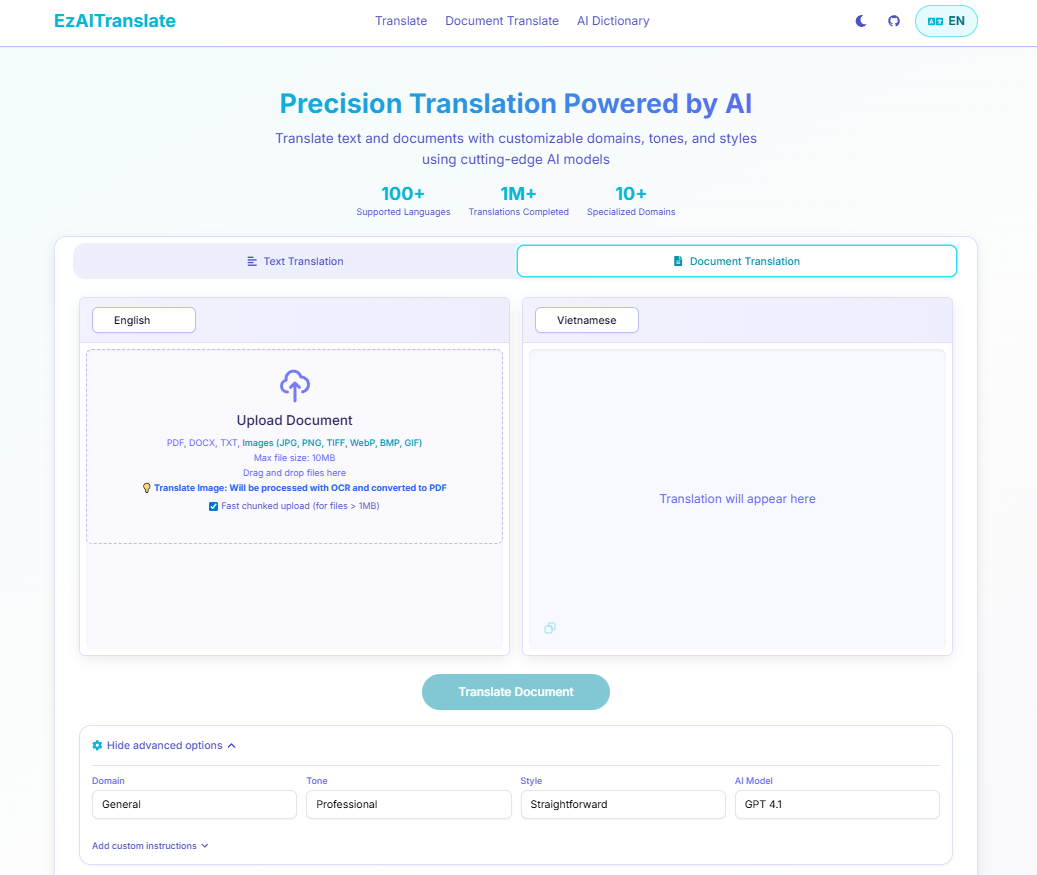 EZ AI Translate media 2