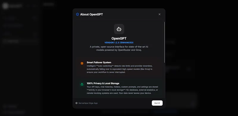 OpenGPT screenshot 3