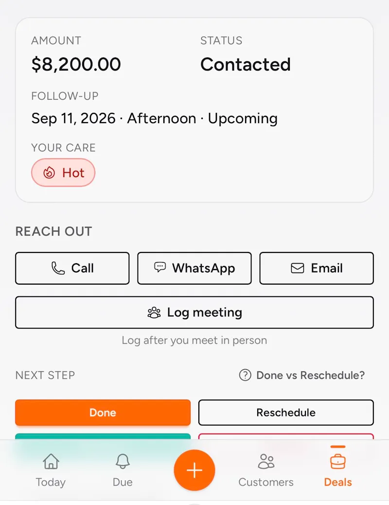 DueCRM screenshot 3