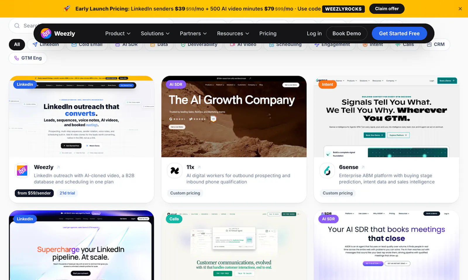 GTM Tools Directory by Weezly screenshot 2