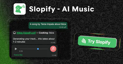 Slopify - Generate AI Music In WhatsApp gallery image