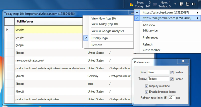 Analytics Bar Image