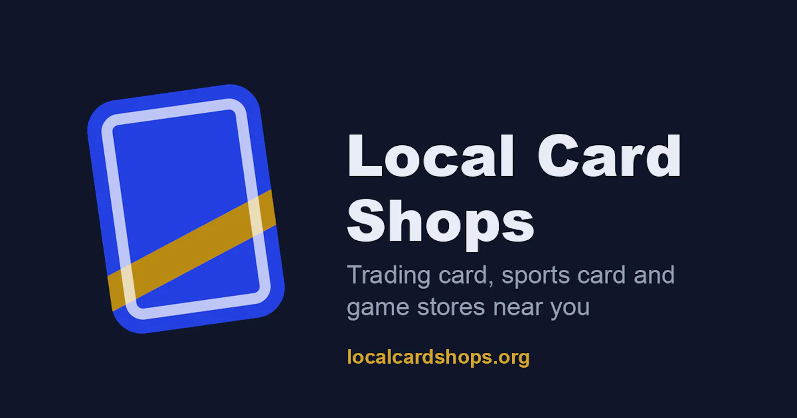 Local Card Shops screenshot 1