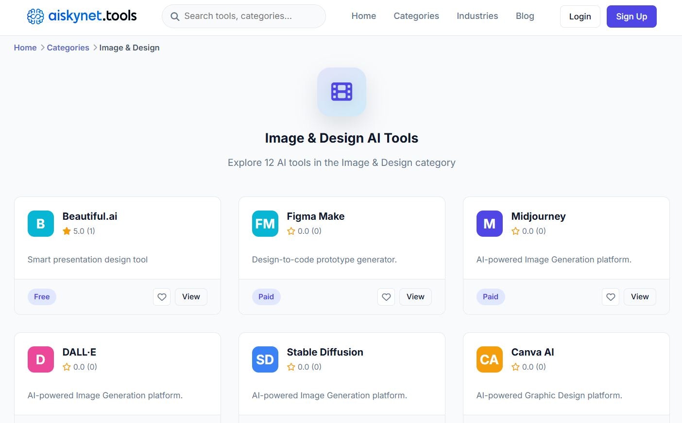 Image and Design AI Tools - Ai Skynet gallery image