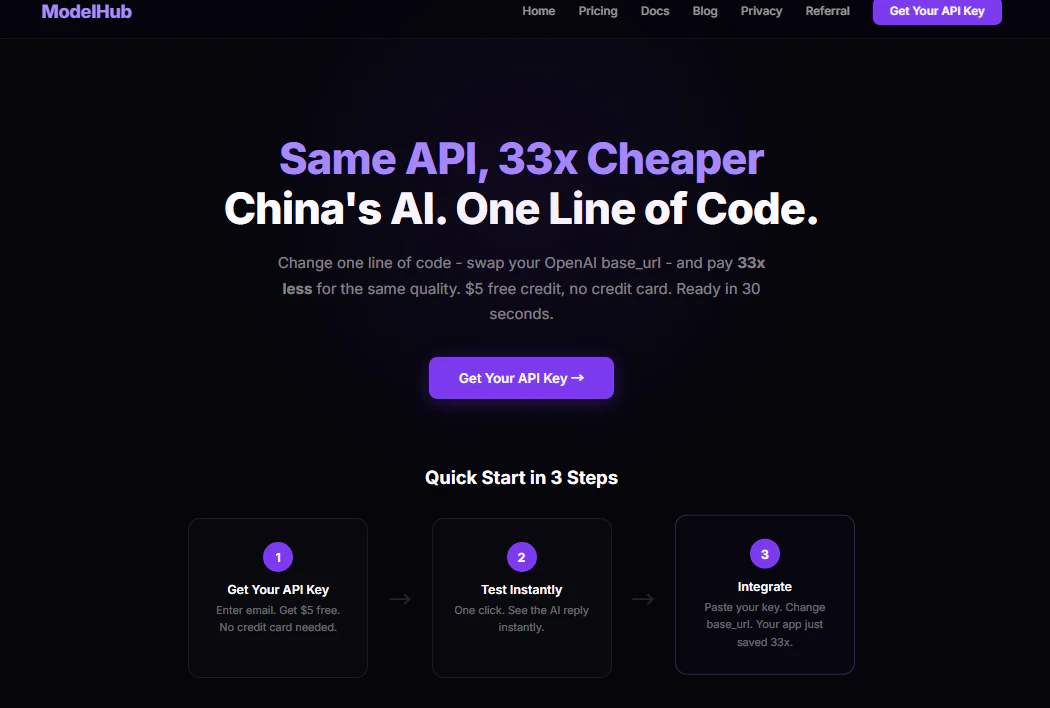 ModelHub API screenshot 1