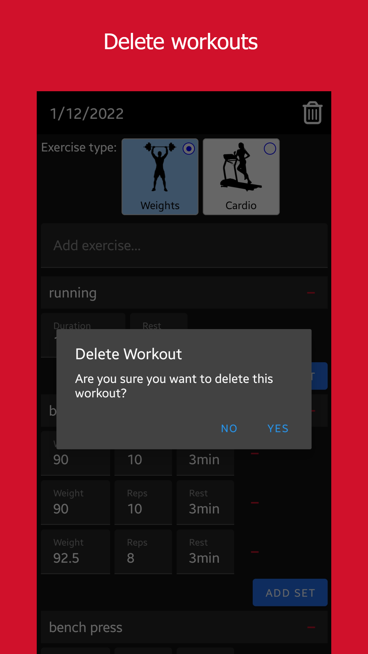 Mídia 3 de Aimbod: Tracker de exercícios