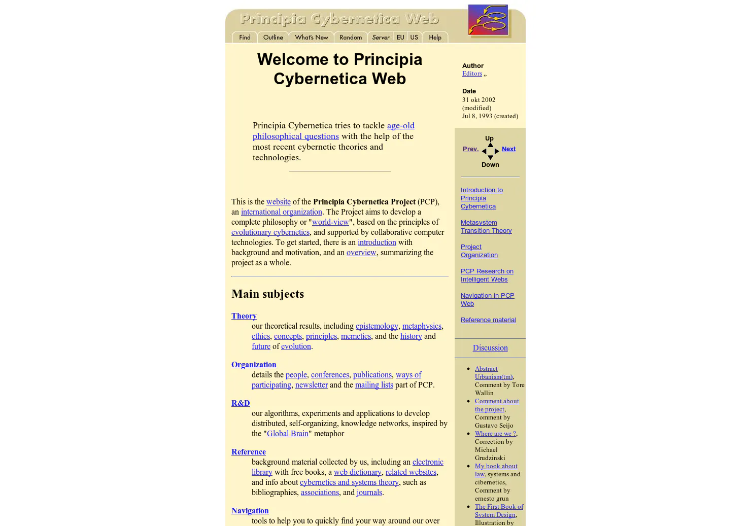Principia Cybernetica Web
