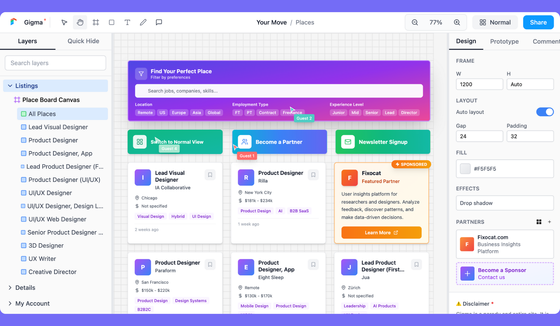 Gigma - Job Board Inspired by _igma  - Screenshot 2 preview