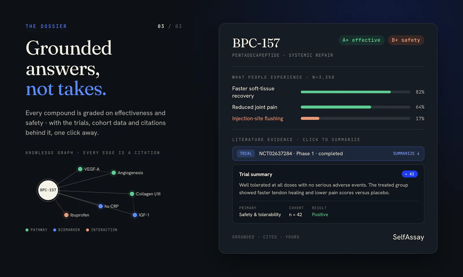 SelfAssay screenshot 4