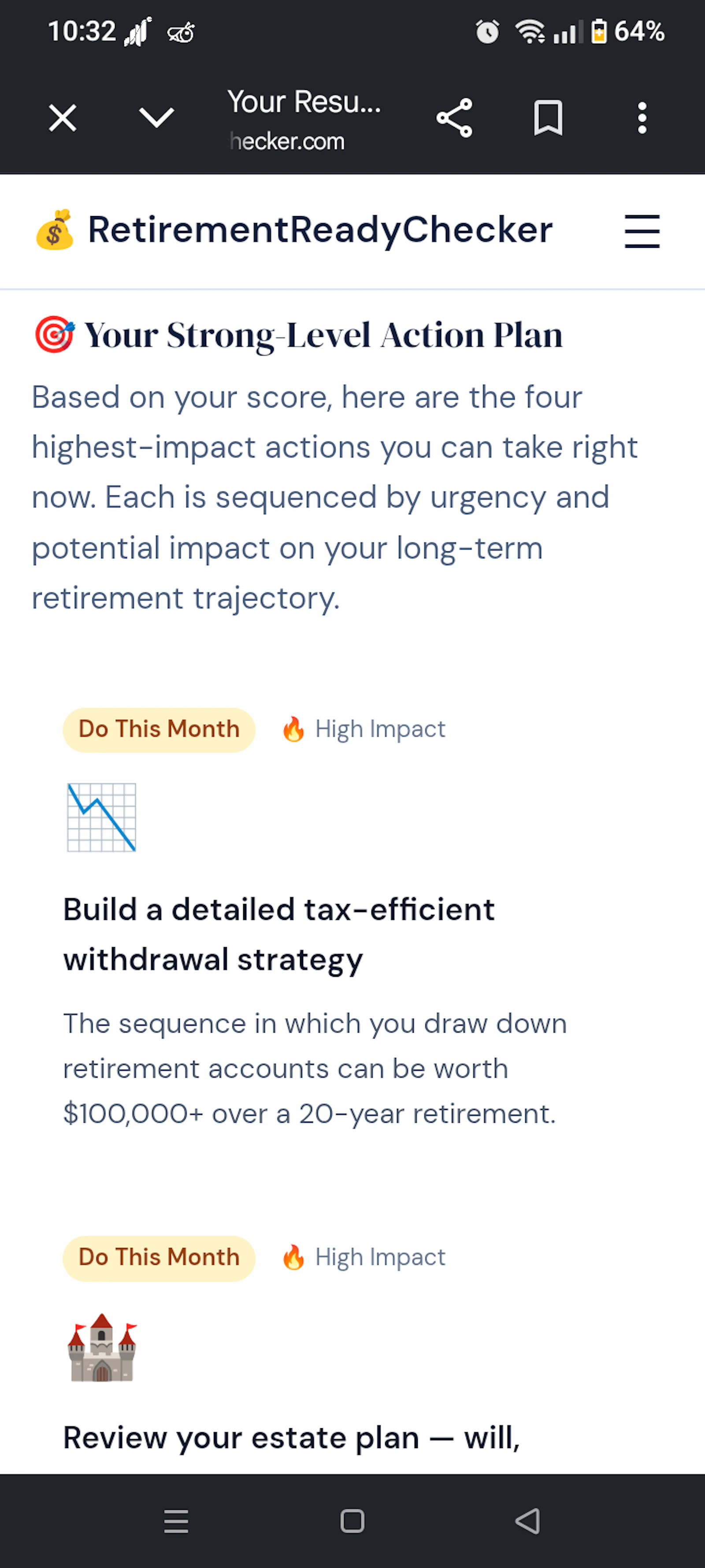 RetirementReadyChecker—How Ready Are You screenshot 3