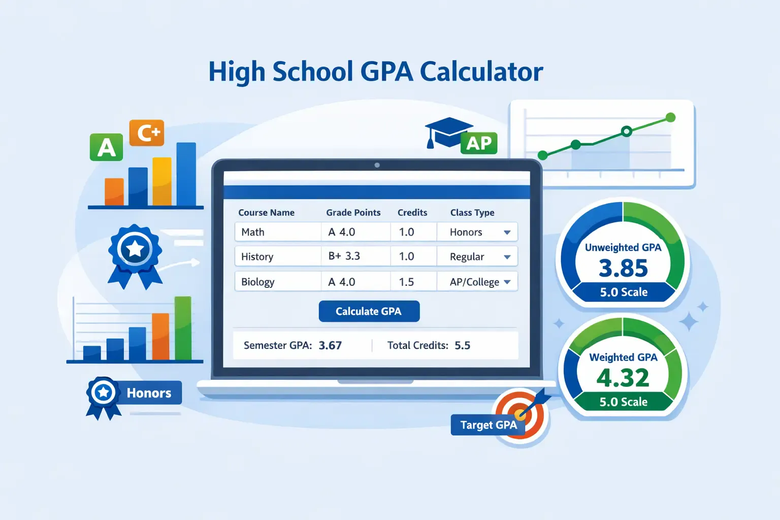 Free GPA Calculator 제품 배너