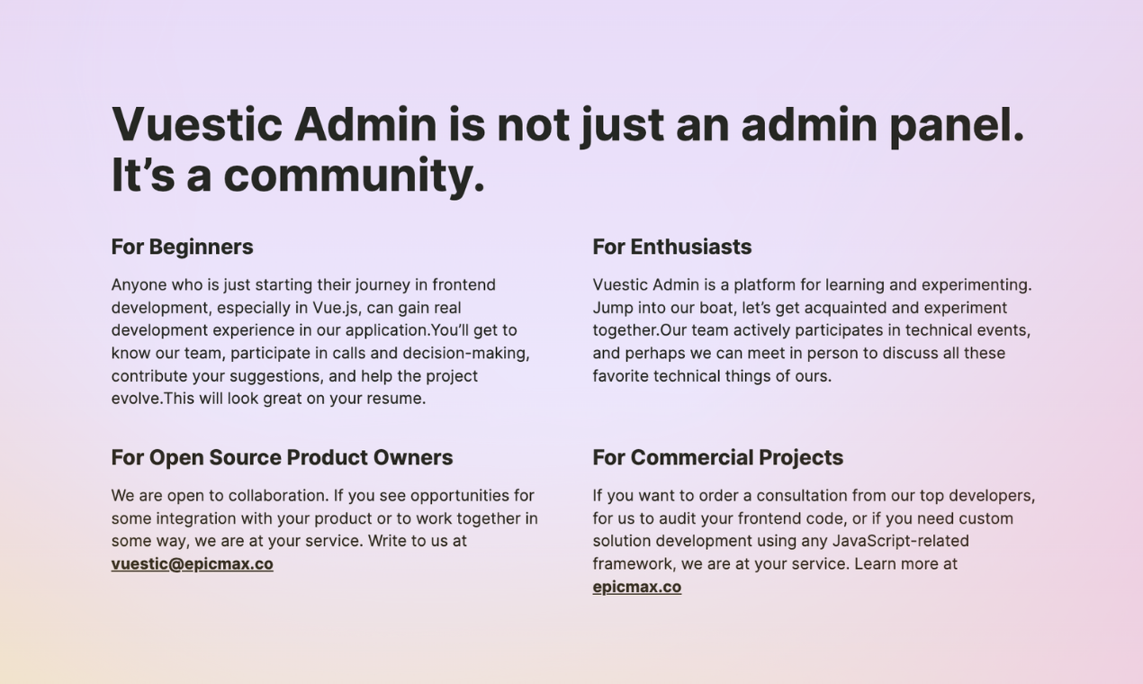 Vuestic Admin 3.0 - Modello di amministratore Vue libero e bello media 6