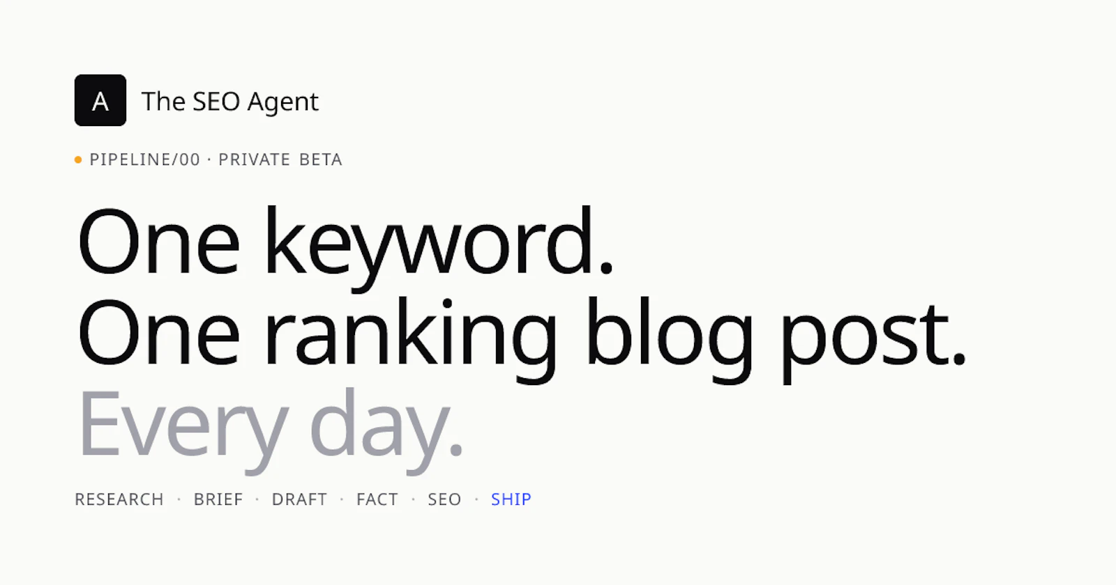 The SEO Agent screenshot 1