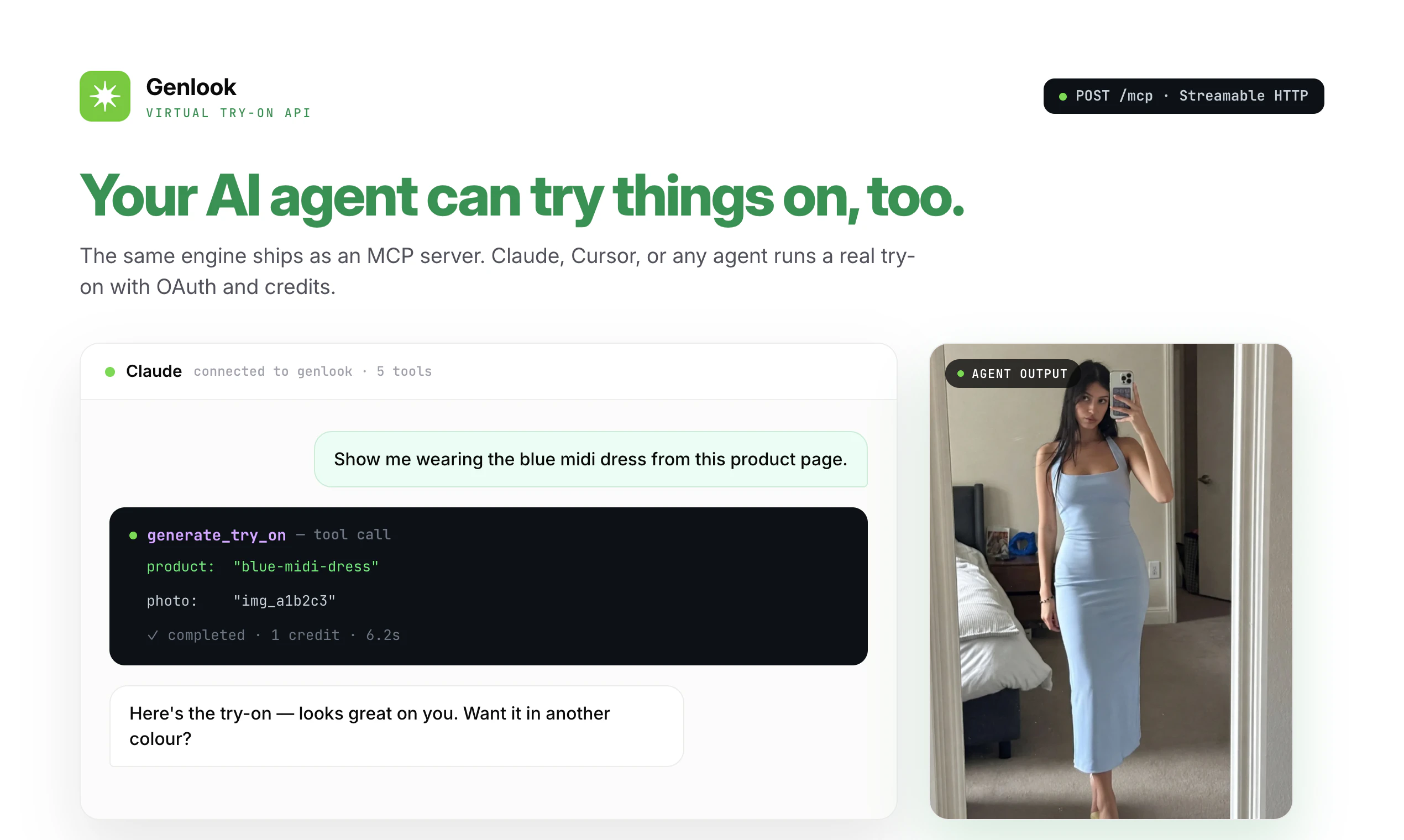 Genlook Virtual try-on API 截图 4