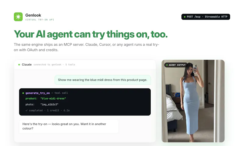 Genlook Virtual try-on API screenshot 4