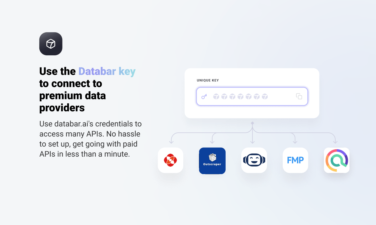 Databar.ai 2.0 - Connect to 1000+ APIs without code media 3