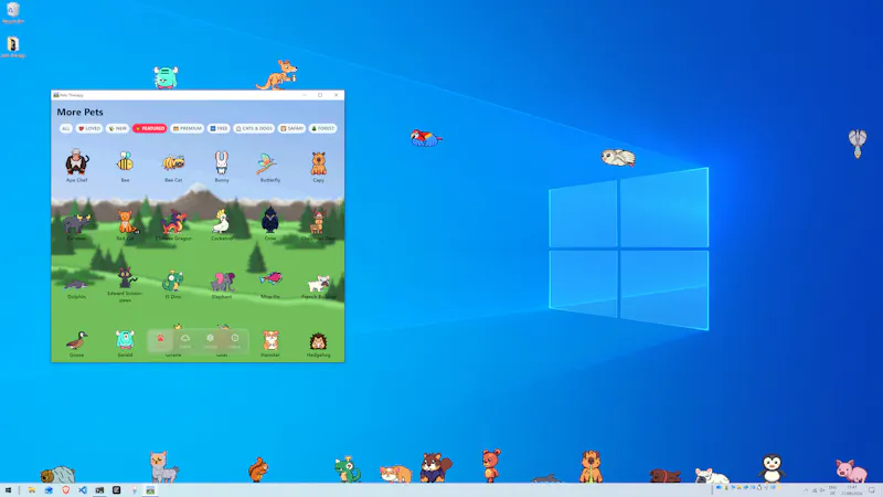 Pets Therapy - Desktop Pets screenshot 10