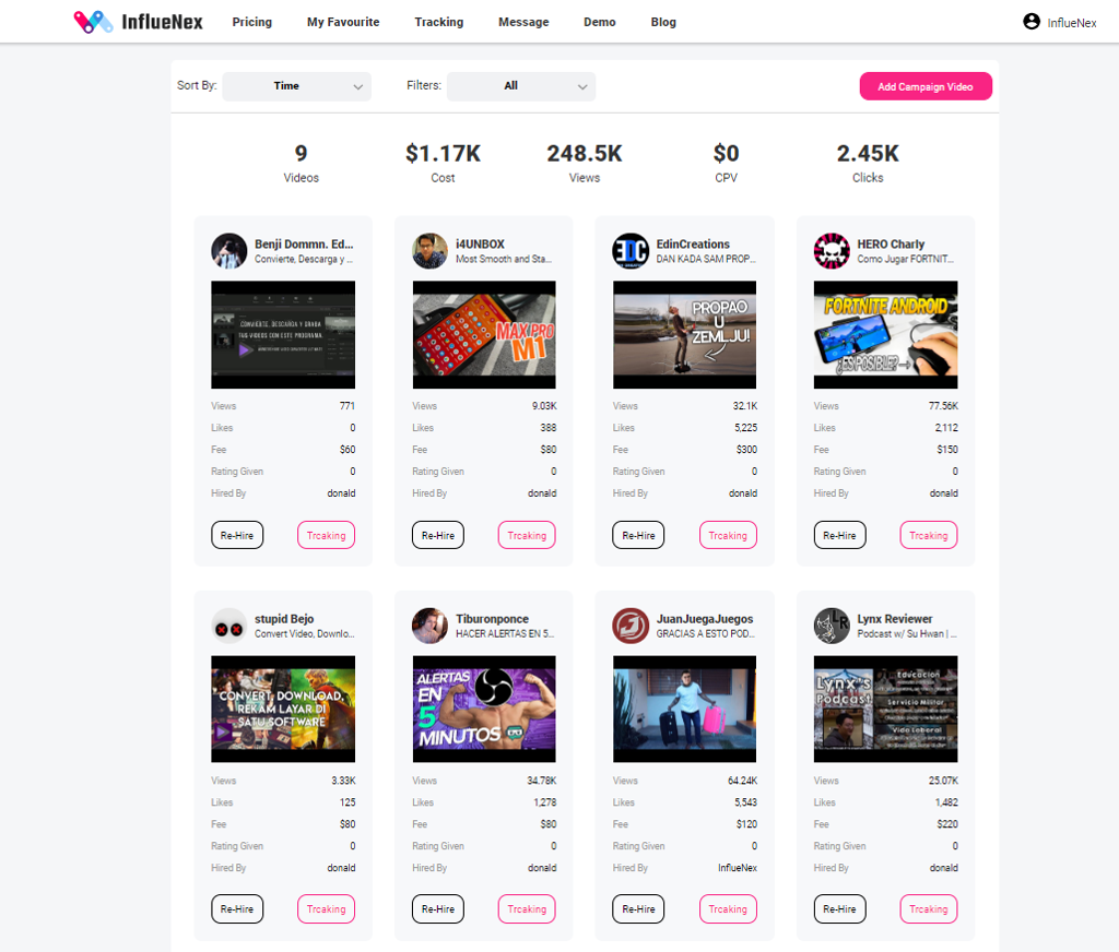 InflueNex gallery image