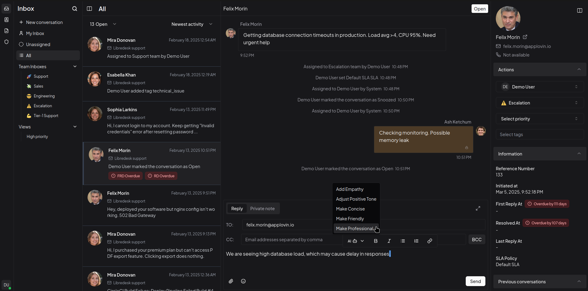 Libredesk gallery image