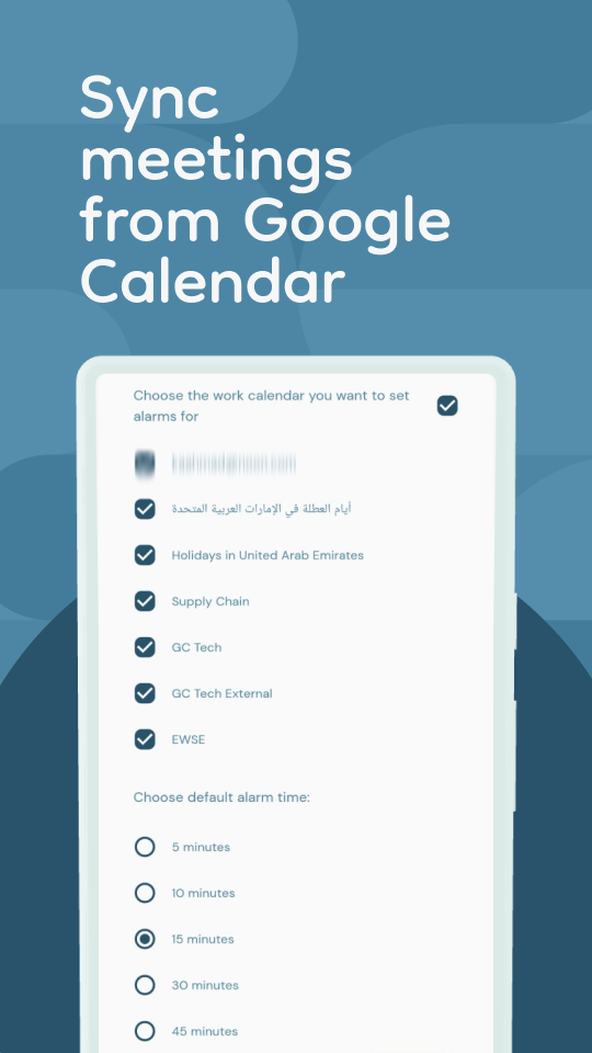 Media Penggera mesyuarat pada masa - Buat penggera secara automatik untuk mesyuarat kalendar Google 4