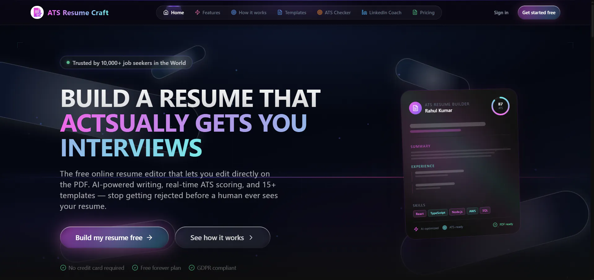 ATS Resume Craft gallery image
