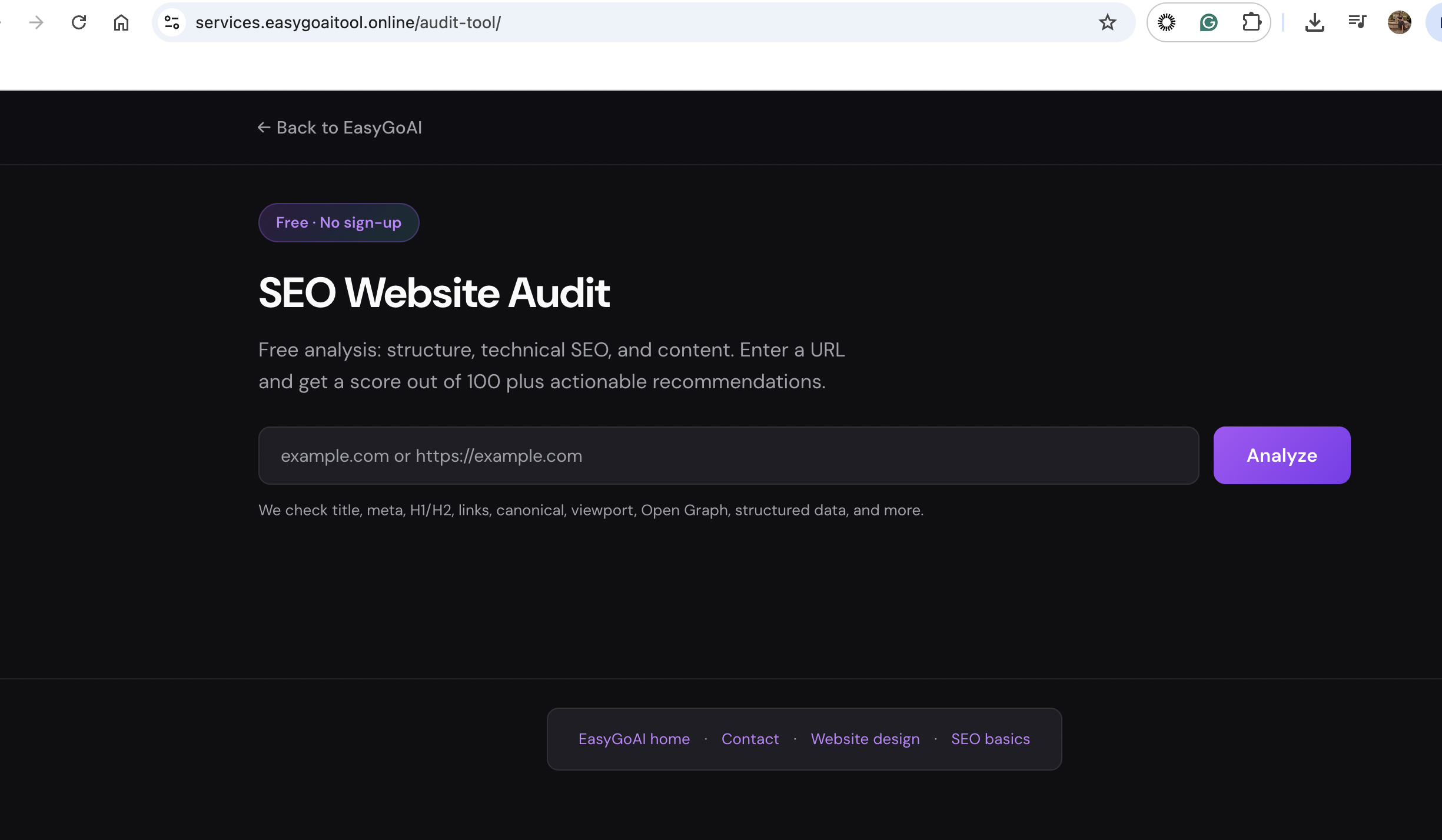 EasyGoAI Tools - Screenshot 2 showing product features and functionality