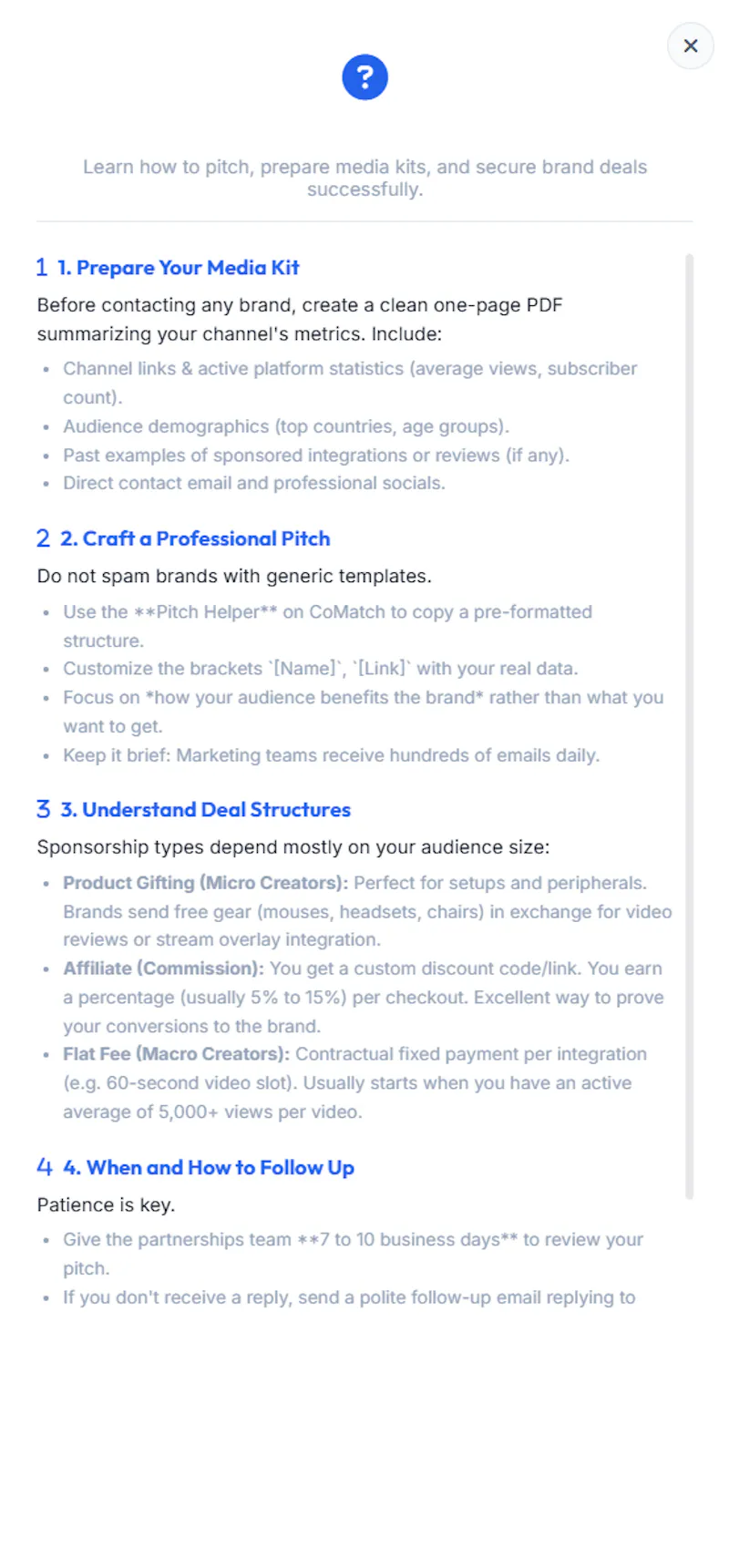 CoMatch screenshot 2