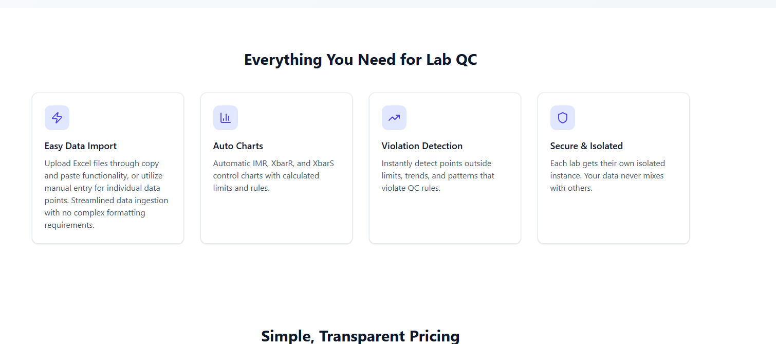DataShift Visual - Screenshot 2 showing product features and functionality