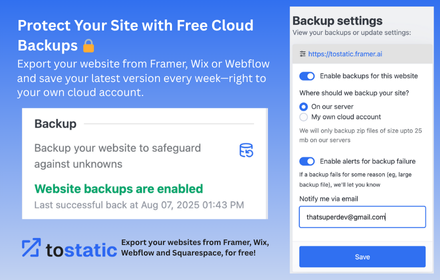 ToStatic gallery image