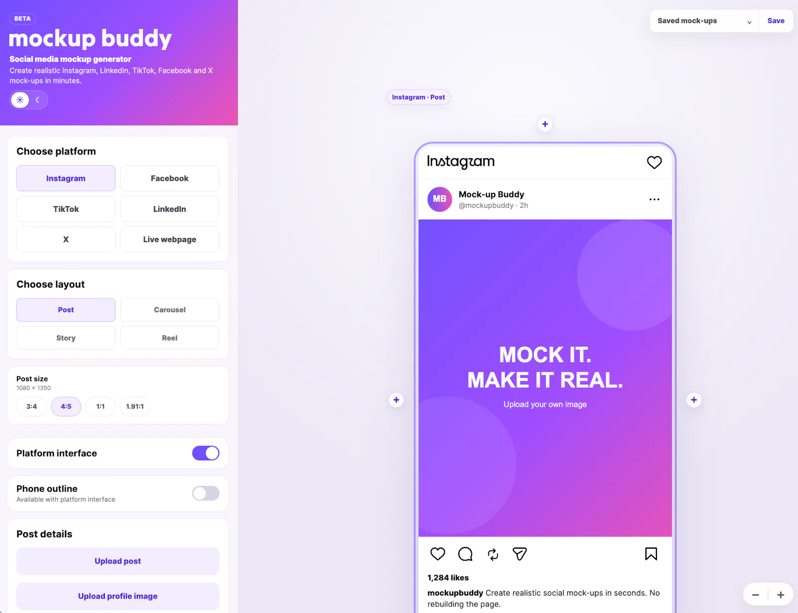 MockUp Buddy screenshot 1