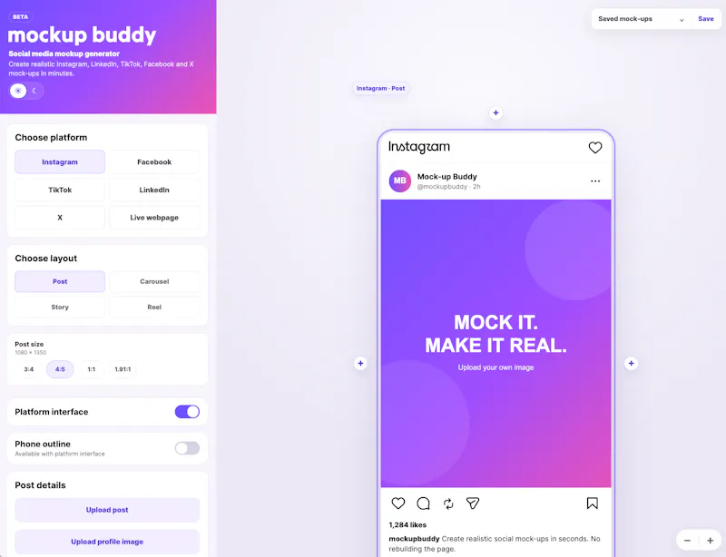 MockUp Buddy screenshot 1
